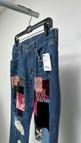 Number (N)ine Kurt Cobain Patchwork Bootcut Jeans