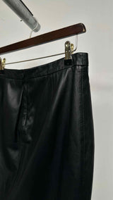 Altuzarra Buckled Leather Skirt