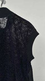 Sacai N/S MA-1-hybrid Lace Dress