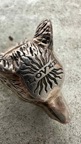 Gucci Anger Forest Wolf Head Ring