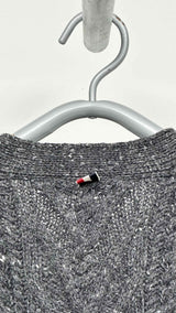 Thom Browne Cable Knit Cropped Cardigan