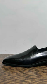 Ferragamo Square-toe Leather Loafers