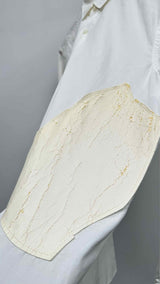 LOEWE Leather-patched Shirt