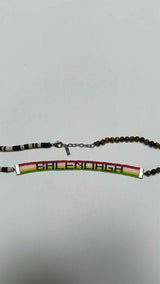 Balenciaga Beaded Logo Necklace