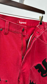 Supreme Old-english Canvas Double-knee Painter Pants