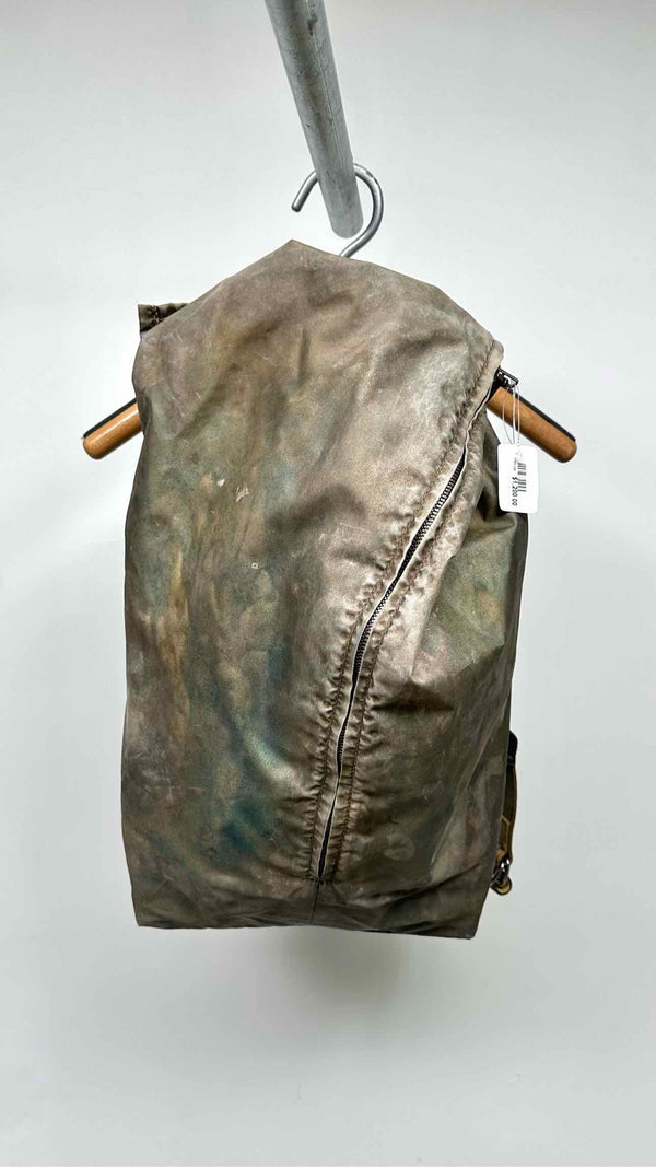 Taichimurakami Oxidised Silver Nylon Backpack