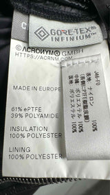 Acronym 2L Gore-tex Infinium Film out Climashield Coat