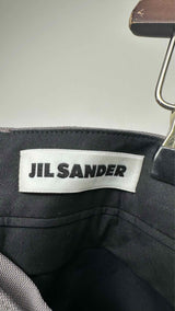Jil Sander Belted Bottom-slit Wide Pants