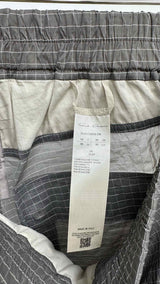 Rick Owens Grid Pattern Drawstring Bermuda Shorts