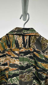 Dries Van Noten Patchwork Camo Shirt Jacket