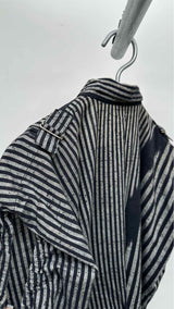Issey Miyake N/S Stripe-jacquard Set-up