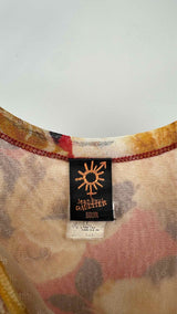 Jean Paul Gaultier Floral-mesh Tank Top