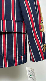 Thom Browne Elbow-whale-patched Stripe Blazer Jacket