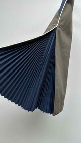 Sacai Side-pleated Hybrid Skirt