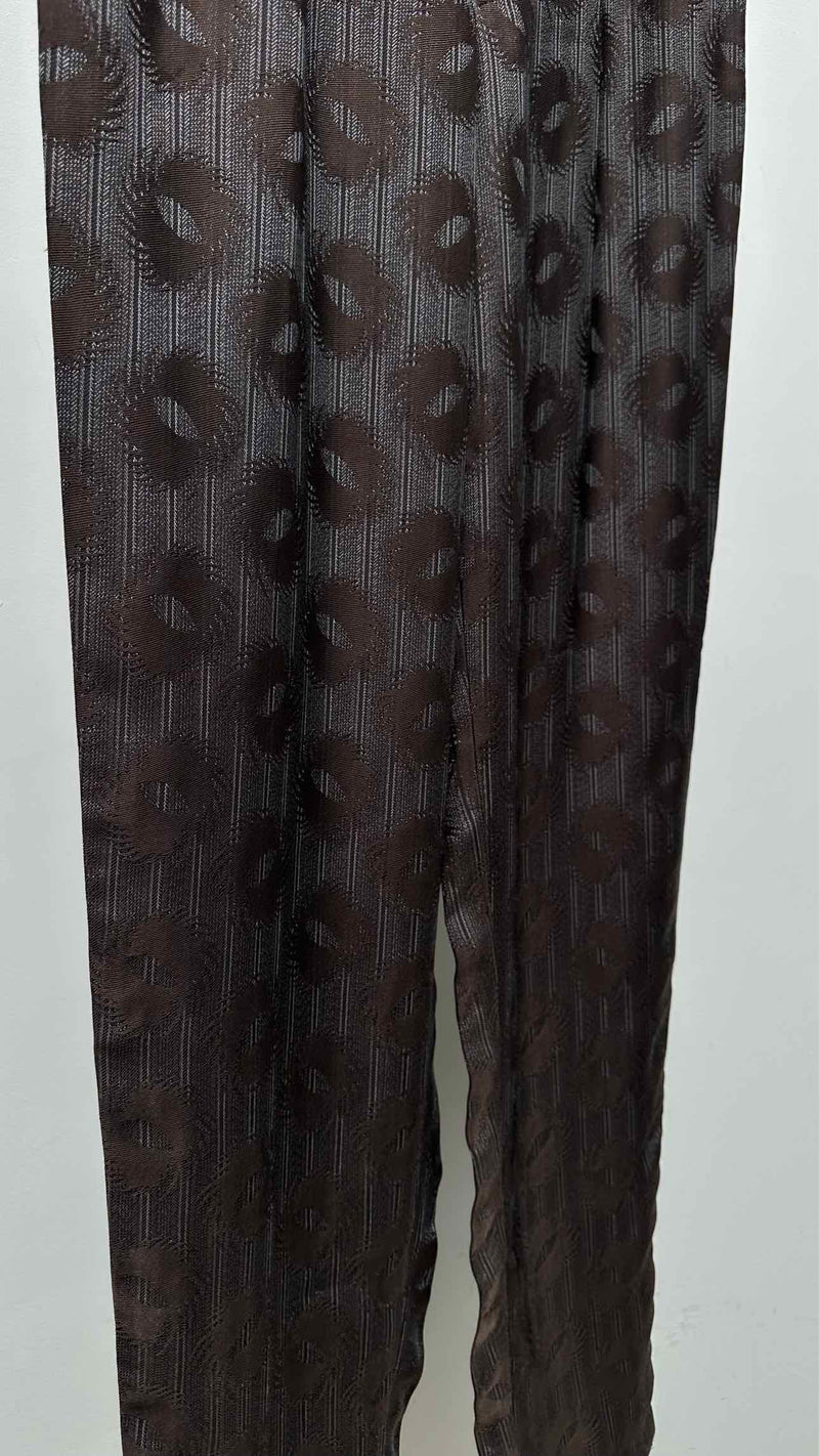 Comme Des Garcons Homme Plus Jacquard Satin Stripe Pants