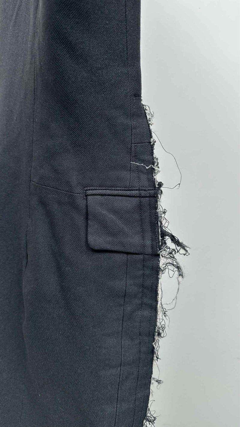 Comme Des Garcons Double-breasted Side Cut-out Jumpsuit