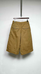 Dries Van Noten Belted Cargo Wide Shorts
