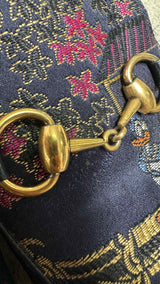 Gucci X Disney Jacquard Donald Duck Princetown Horsebit Slippers