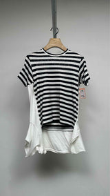 Comme Des Garcons S/S Upside-down Docking Border Top