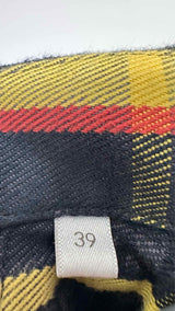 Givenchy S/S 4 g-print Check Zip-up Shirt