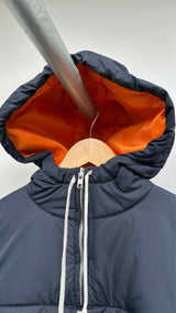 Comme Des Garcons Shirt Back-logo Hooded Anorak Puffer Coat