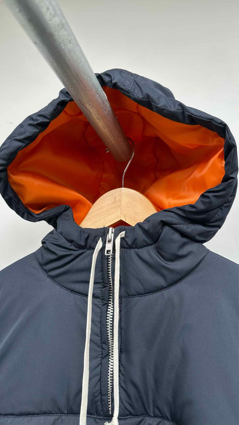 Comme Des Garcons Shirt Back-logo Hooded Anorak Puffer Coat