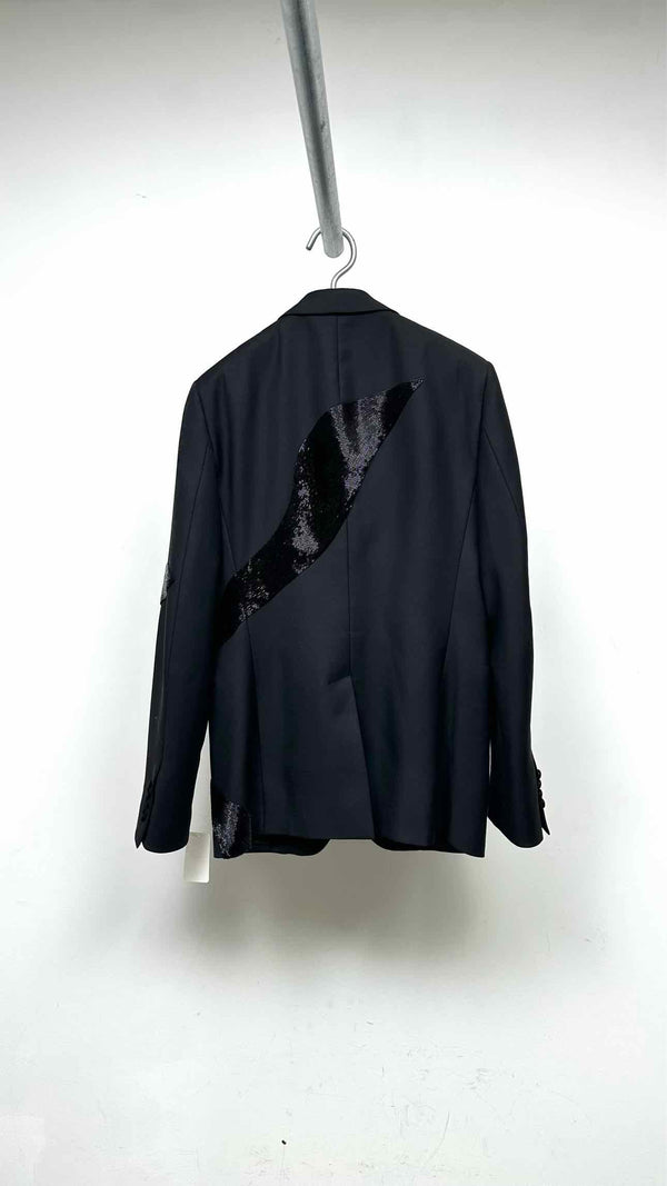 Alexander McQueen Wave-embellished Blazer