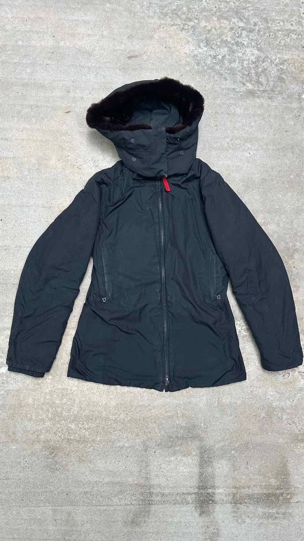 Prada Sport Packable Hooded Puffer Coat