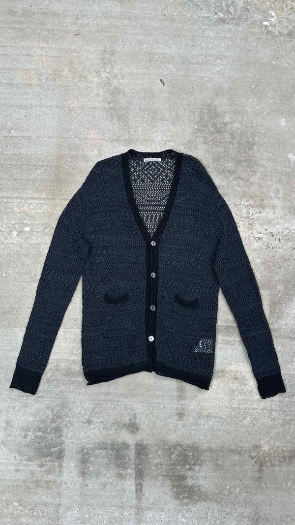 Acne Studios Oversized Crochet Cardigan