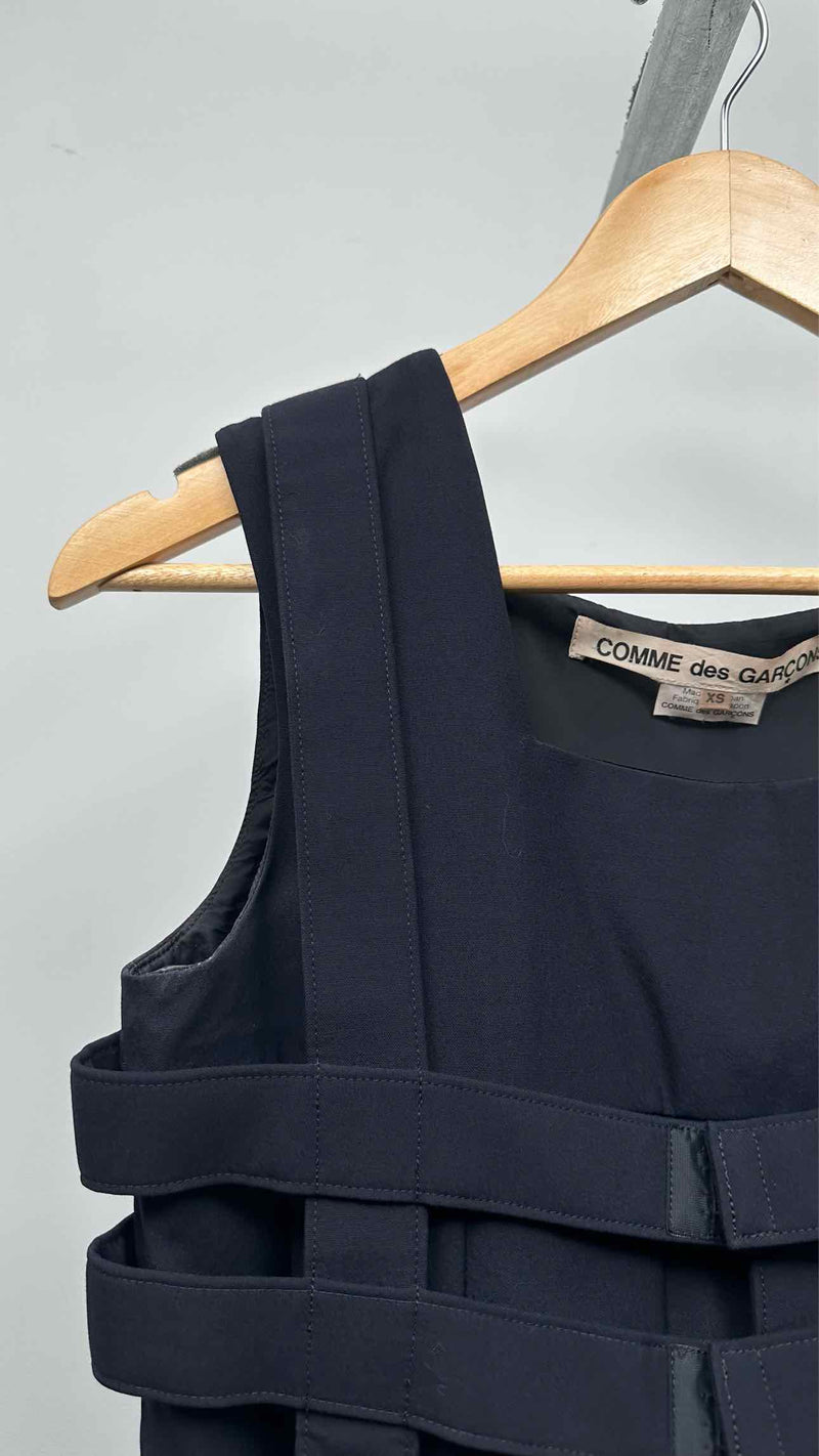 Comme Des Garcons N/S Pleated Bondage Dress