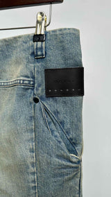 Devoa Stained Baggy Jeans