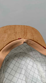 RACING ATELIER Leather-brim Check #1 Cap