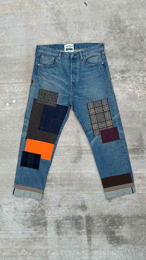 Junya Watanabe Denim Patched Jeans