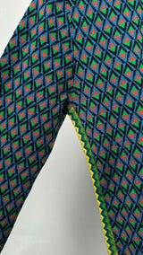 PRADA High-neck Geometric Sweater