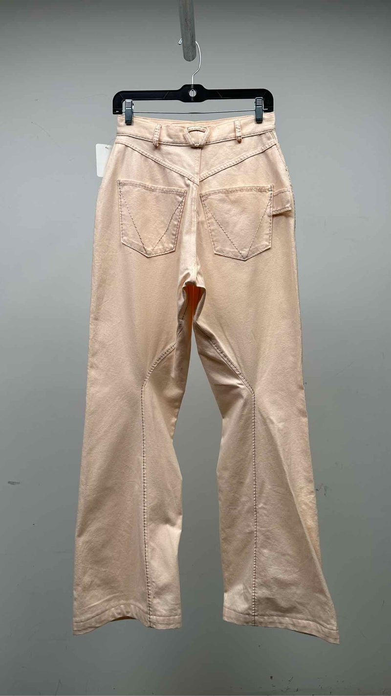 Bottega Veneta Twisted Chain Stitching Flare Jeans