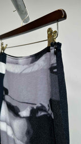 Stephen Sprouse X Andy Warhol Graphic Knit Mini Skirt