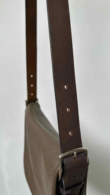 Hermes Barda Leather Messenger Bag