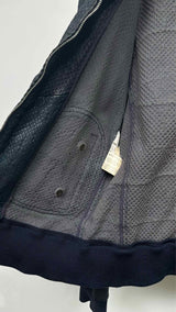 Dolce & Gabbana Laser-cut Leather Bomber Jacket