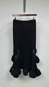 Melitta Baumeister Foam Ruffle Hole Long Skirt