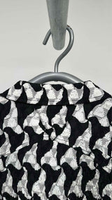 Bottega Veneta S/S Pleated Camp Collar Shirt