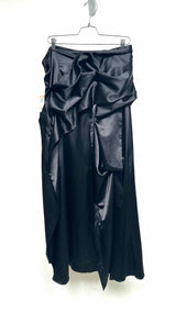 Acne Studios Bow-detailed Satin Maxi Skirt