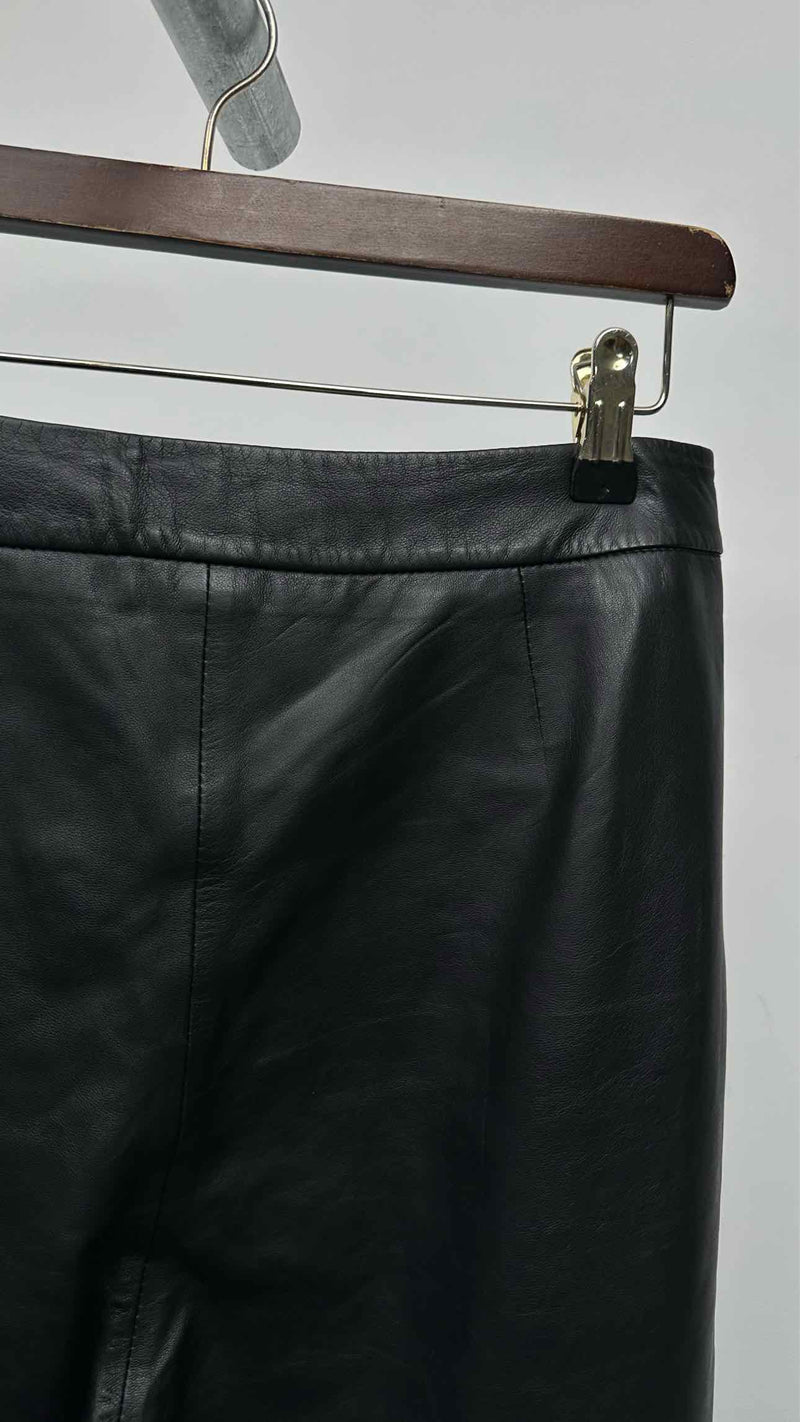 Munthe Sailor Leather Wide Shorts