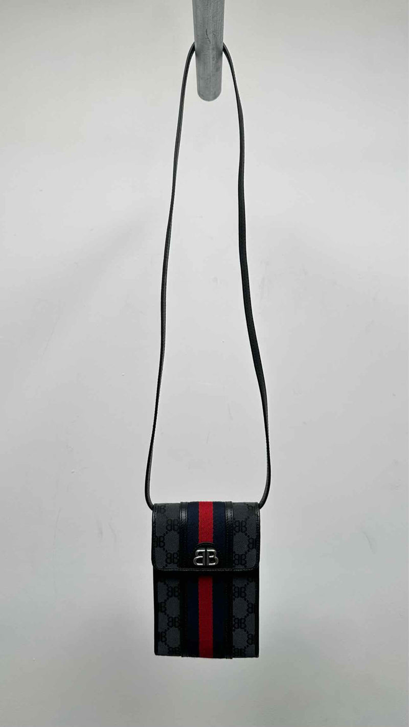 Balenciaga X Gucci Hacker Project Monogram Phone Bag