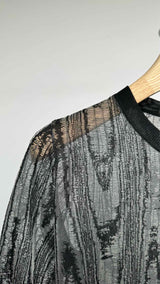 Margiela Reverisble Sheer Jacquard Sweater