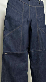 CMMAWEAR Lotus Double-knee Wide Jeans