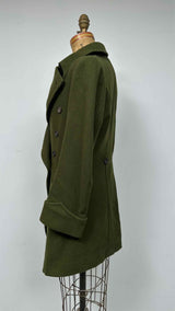 Y's Wool Short Trench Coat