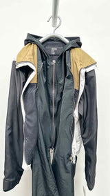 HOOD BY AIR 3 Layered Bodice Hooded Coat