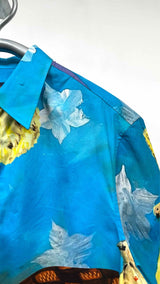 Louis Vuitton S/S Damier-printed Hawaiian Shirt