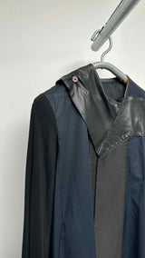 Rick Owens Leather-hybrid Light Coat