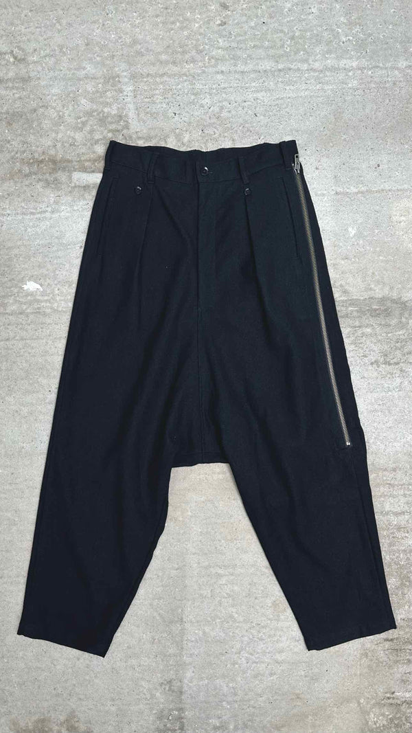 Yohji Yamamoto Pour Homme Side Zip Wide Pants